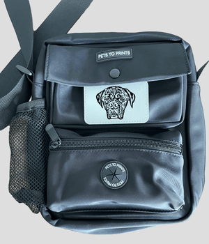 Dog Walking Bag w/Pet Portrait Patch - Pets to Prints