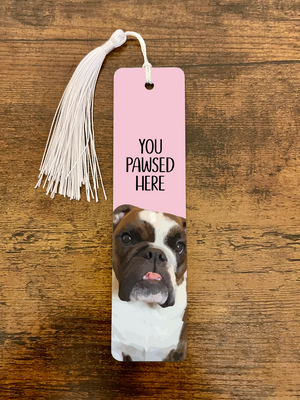 Custom Pet Portrait Bookmark - Pets to Prints