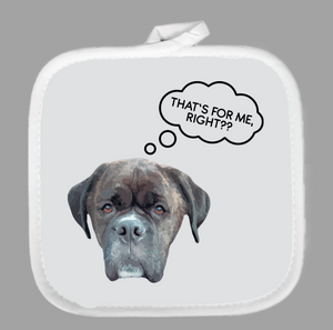 Custom Pet Portrait Pot Holder/Hot Pad - Pets to Prints