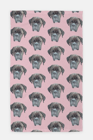 Custom Pet Portrait Kitchen/Hand Towel - Pets to Prints