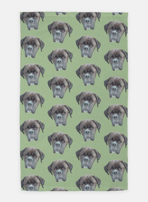 Custom Pet Portrait Kitchen/Hand Towel - Pets to Prints