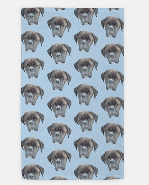 Custom Pet Portrait Kitchen/Hand Towel - Pets to Prints