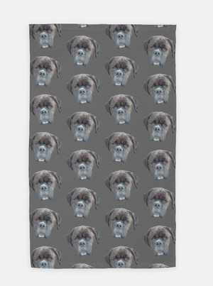 Custom Pet Portrait Kitchen/Hand Towel - Pets to Prints