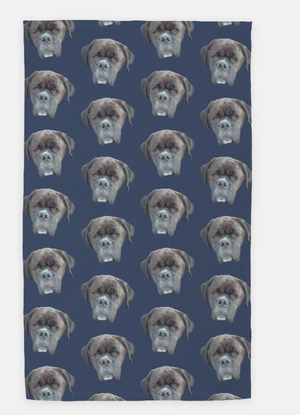 Custom Pet Portrait Kitchen/Hand Towel - Pets to Prints
