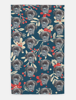 Custom Pet Portrait Kitchen/Hand Towel - Pets to Prints