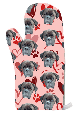 Custom Pet Portrait Oven Mitt - Pets to Prints