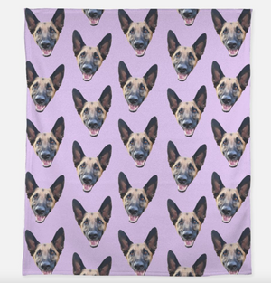 Custom Pet Fleece Blanket - Pets to Prints