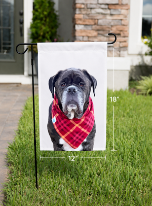 Custom Pet Portrait Garden Flag