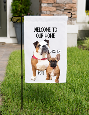 Custom Pet Portrait Garden Flag