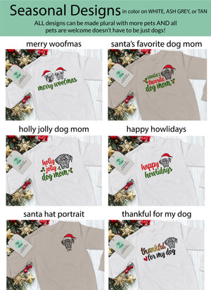 Custom Pet Portrait Crewneck + Seasonal Designs - Pets to Prints