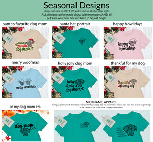 Custom Pet Portrait T-Shirt + Seasonal Designs - Pets to Prints