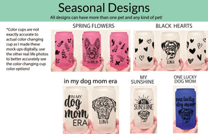 Custom Pet Portrait Color Changing Glass Cup + Holiday Designs - Pets to Prints
