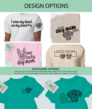 Custom Pet Portrait T-Shirt + Holiday Designs - Pets to Prints