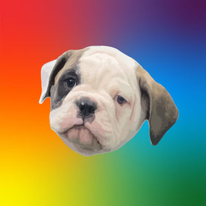 Custom Pet Digital Art File - Via Email - Pets to Prints