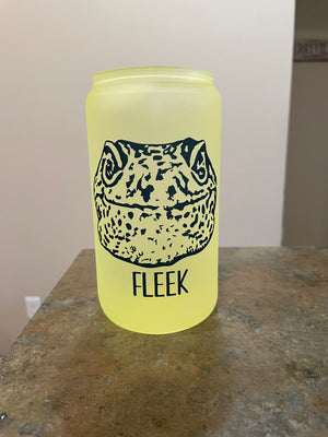 Custom Pet Portrait Color Changing Frosted Glass Cup - Pets to Prints