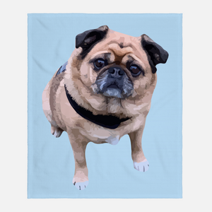 Custom Pet Fleece Blanket | Pets to Prints.