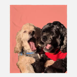 Custom Pet Fleece Blanket | Pets to Prints.