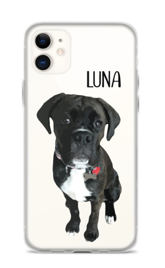 Custom Pet Clear Phone Case | Pets to Prints.