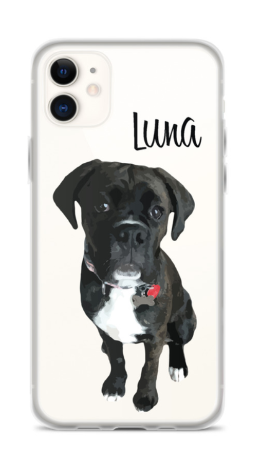 Custom Pet Clear Phone Case | Pets to Prints.