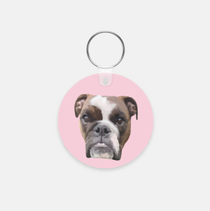 Custom Pet Key Chain - Round | Pets to Prints.