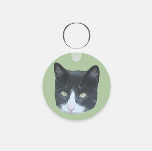 Custom Pet Key Chain - Round | Pets to Prints.