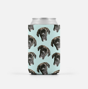 Custom Pet Can Koozie 2 Pack - Repeating Pattern | Pets to Prints.