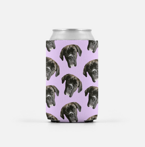 Custom Pet Can Koozie 2 Pack - Repeating Pattern | Pets to Prints.