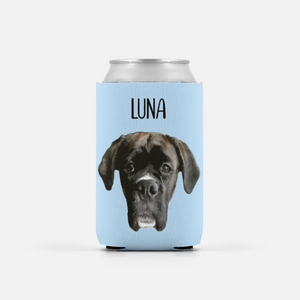 Custom Pet Can Koozie 2 Pack - Single Image | Pets to Prints.