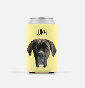 Custom Pet Can Koozie 2 Pack - Single Image | Pets to Prints.