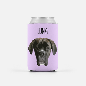 Custom Pet Can Koozie 2 Pack - Single Image | Pets to Prints.