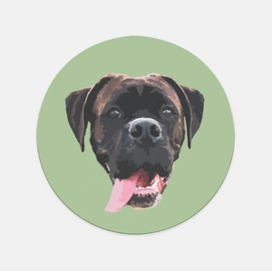 Custom Pet Mouse Pad - Round | Pets to Prints.