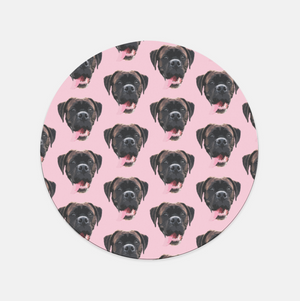 Custom Pet Mouse Pad - Round | Pets to Prints.