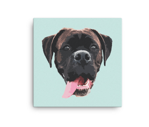 Custom Pet Portrait Canvas | Pets to Prints.