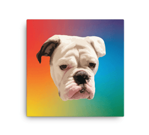 Custom Pet Portrait Canvas | Pets to Prints.