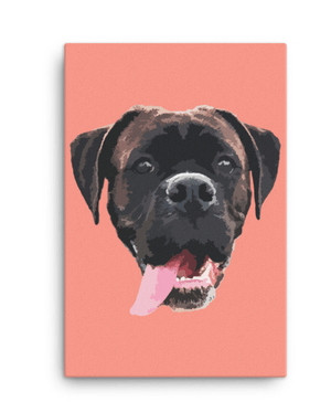 Custom Pet Portrait Canvas | Pets to Prints.