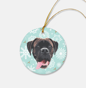 Custom Pet Ceramic Ornament | Pets to Prints.