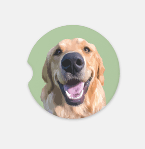 Custom Pet Car Coaster (2 pack) - Pets to Prints