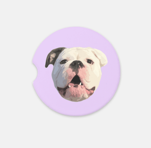 Custom Pet Car Coaster (2 pack) - Pets to Prints