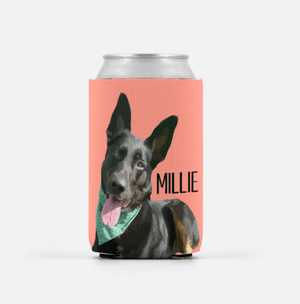 Custom Pet Can Koozie 2 Pack - Single Image - Pets to Prints