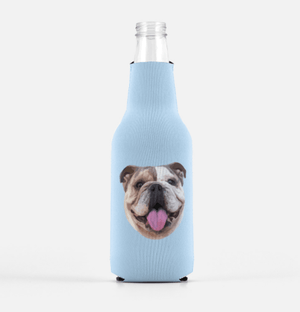 Custom Pet Bottle Koozie 2 Pack - Single Image - Pets to Prints