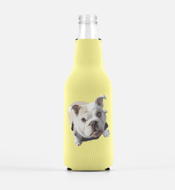 Custom Pet Bottle Koozie 2 Pack - Single Image - Pets to Prints