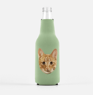 Custom Pet Bottle Koozie 2 Pack - Single Image - Pets to Prints