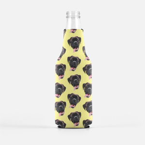 Custom Pet Bottle Koozie 2 Pack - Repeating Pattern - Pets to Prints