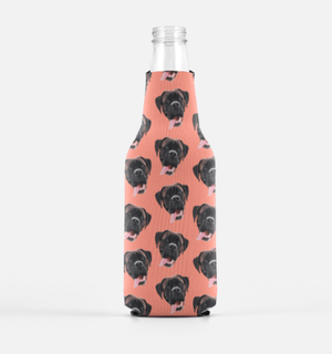 Custom Pet Bottle Koozie 2 Pack - Repeating Pattern - Pets to Prints