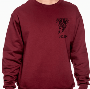 Custom Pet Portrait Crewneck - Pets to Prints