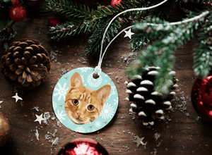 Custom Pet Ceramic Ornament - Pets to Prints