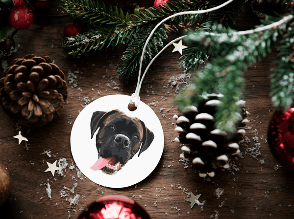 Custom Pet Ceramic Ornament - Pets to Prints