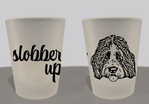 Custom Pet Portrait Frosted Shot Glass - Pets to Prints