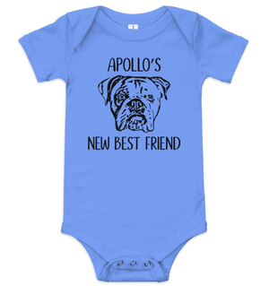 Custom Pet Portrait Baby Onesie - Pets to Prints
