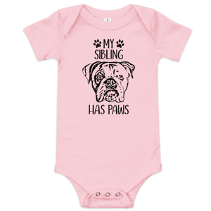 Custom Pet Portrait Baby Onesie - Pets to Prints
